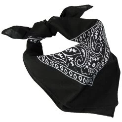 Mil-Tec Bandana (US Halstuch) Paisley Schwarz