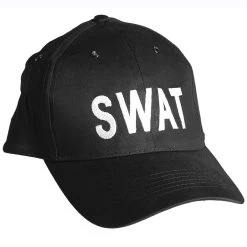 Mil-Tec Baseball-Cap SWAT Schwarz