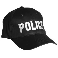 Mil-Tec Basecap Police Schwarz