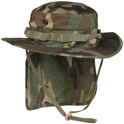 Mil-Tec Brit. Boonie Mit Nackenschutz Woodland