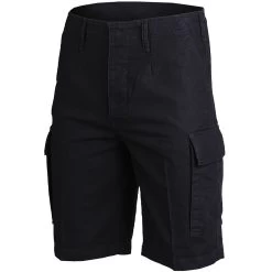 Mil-Tec BW Bermuda Moleskin Washed Schwarz