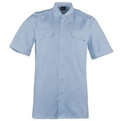 Mil-Tec Diensthemd Kurzarm Hellblau