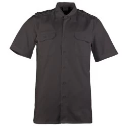 Mil-Tec Diensthemd Kurzarm Schwarz