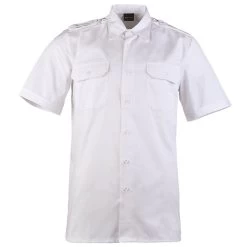 Mil-Tec Diensthemd Kurzarm Weiß