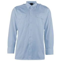 Mil-Tec Diensthemd Langarm Hellblau