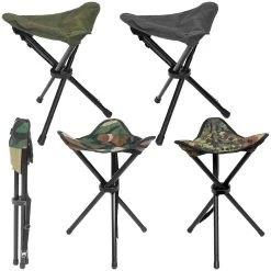 Mil-Tec Dreibein Klapphocker Versch. Farben