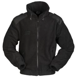 Mil-Tec Kälteschutzjacke Fleece Schwarz