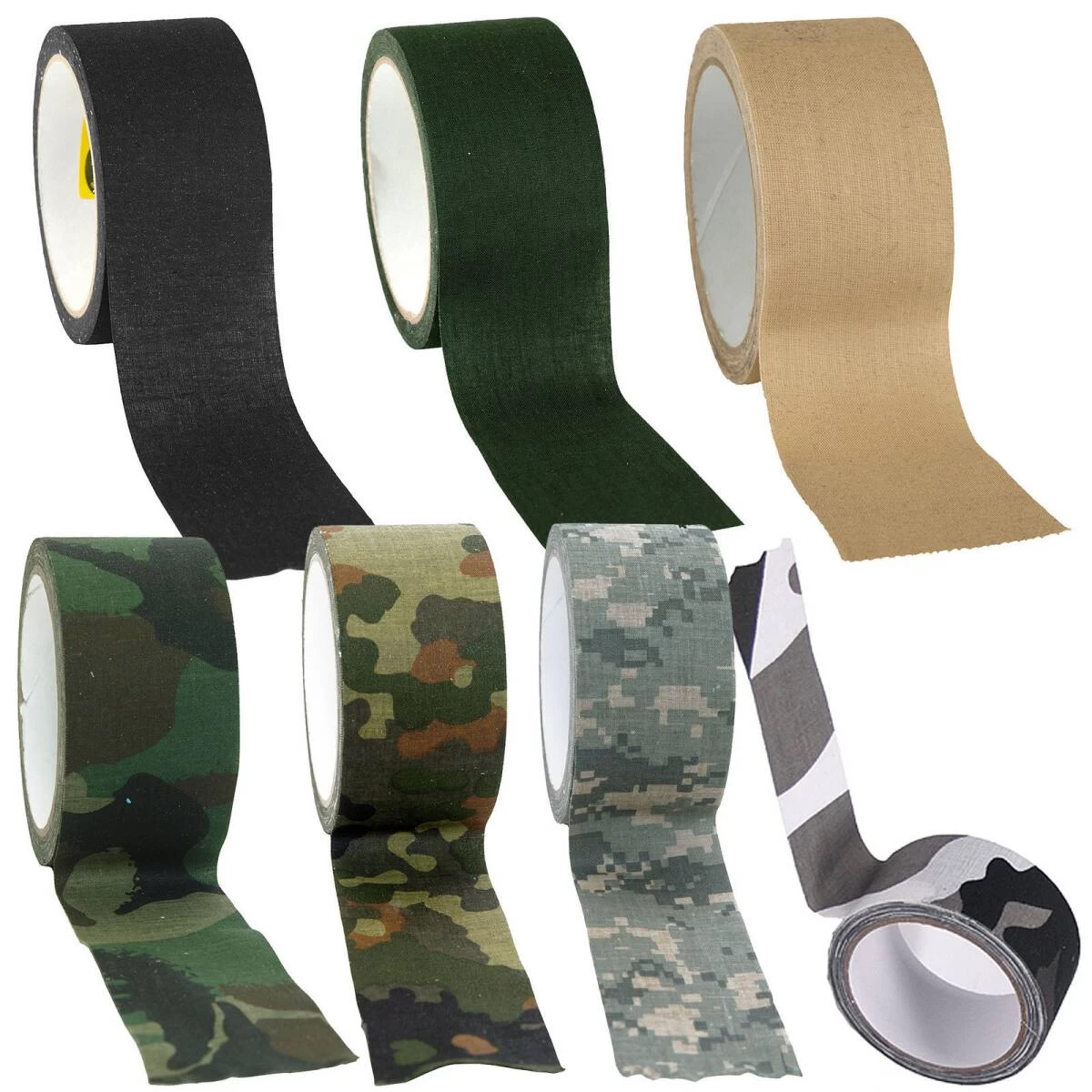 Mil-Tec Klebeband 10 M Versch. Farben 1 Mil-Tec Klebeband 10 M Versch. Farben