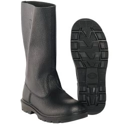 Mil-Tec Knobelbecher Leder Schwarz