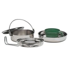 Mil-Tec Kochgeschirr Klein Edelstahl, 1 Person