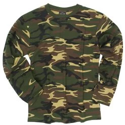 Mil-Tec Langarmshirt Woodland