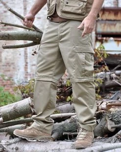 Mil-Tec BDU Feld Zip-Off, Textilhose -Mil-Tec mil tec bdu feld zip off textilhose 82282 2