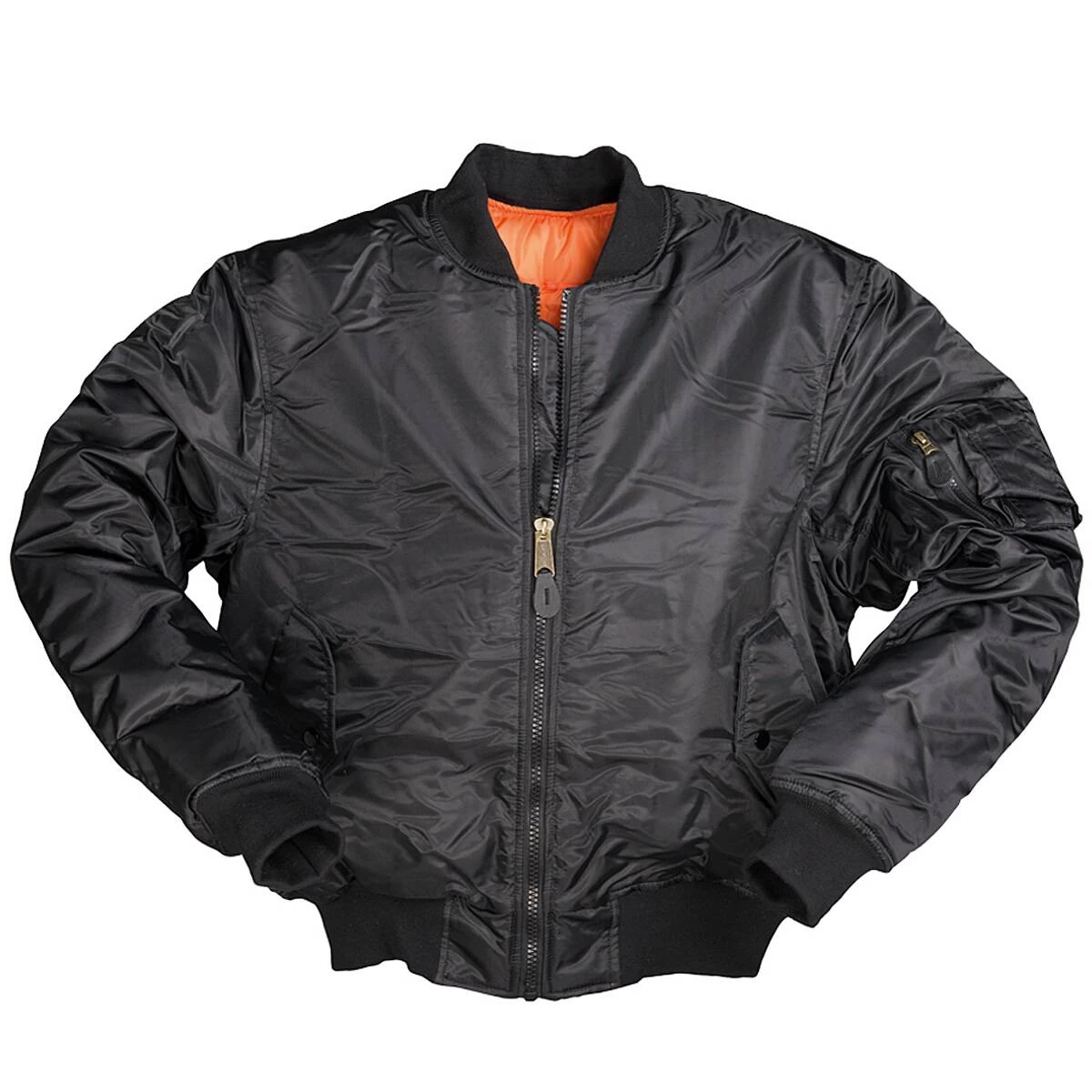 Mil-Tec PES Bomberjacke MA1 Schwarz