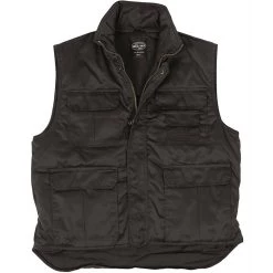 MIL-TEC Ranger Weste Gefüttert Schwarz