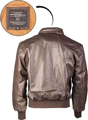 Mil-Tec US Flieger A2, Lederjacke 2 Mil-Tec US Flieger A2, Lederjacke – Bild 2