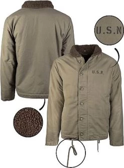 Mil-Tec US Navy Deck N-1, Textiljacke -Mil-Tec mil tec us navy deck n 1 textiljacke 82123 2