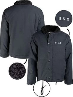 Mil-Tec US Navy Deck N-1, Textiljacke -Mil-Tec mil tec us navy deck n 1 textiljacke 82123 3