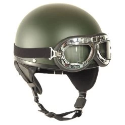 Mil-Tec Retro Helm Halbschale Oliv