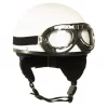 Mil-Tec Retro Helm Halbschale Weiß