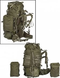 Mil-Tec Teesar, Rucksack -Mil-Tec rucksack teesar 100 ltr oliv 81727 2