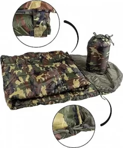 Mil-Tec Commando Camo, Schlafsack -Mil-Tec schlafsack commando m packs woodland 81762 2