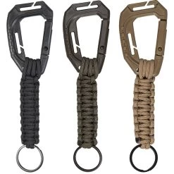 Mil-Tec Schlüsselanhänger Paracord Mit Karabiner Versch. Farben