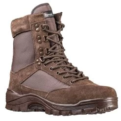 Mil-Tec Tactical Boot YKK Zipper Braun