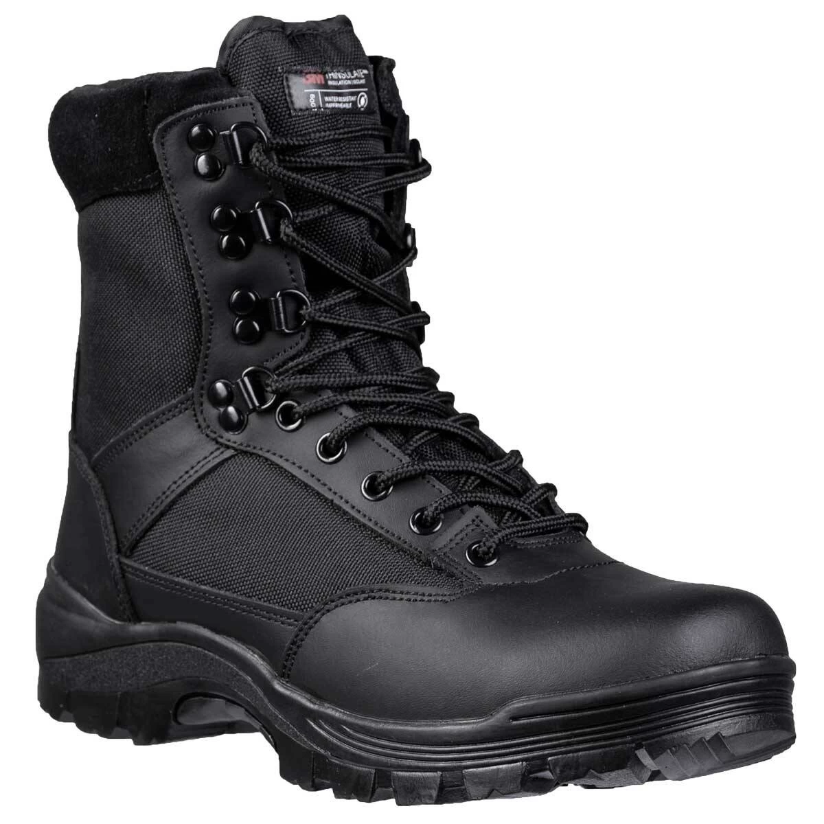 Mil-Tec Tactical Boot YKK Zipper Schwarz