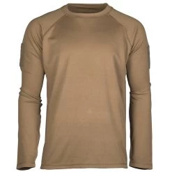 Mil-Tec Tactical Langarmshirt Quick Dry Coyote