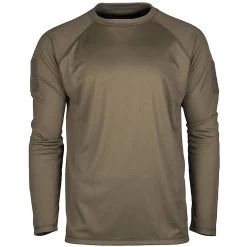 Mil-Tec Tactical Langarmshirt Quick Dry Oliv