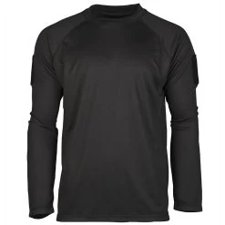Mil-Tec Tactical Langarmshirt Quick Dry Schwarz