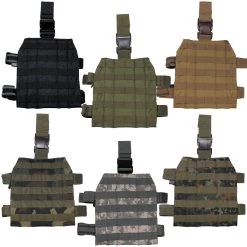 Mil-Tec Trägerplatte Molle (Beinadapter Modular System) Versch. Farben