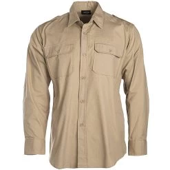 Mil-Tec Tropenhemd Langarm Khaki