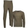 Mil-Tec Unterwäsche Thermofleece Rundhals Oliv