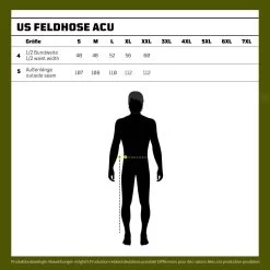 Mil-Tec US Feldhose ACU Ripstop, Oliv -Mil-Tec us feldhose acu ripstop oliv3