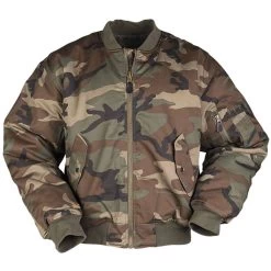 Mil-Tec US Fliegerjacke MA1 Woodland