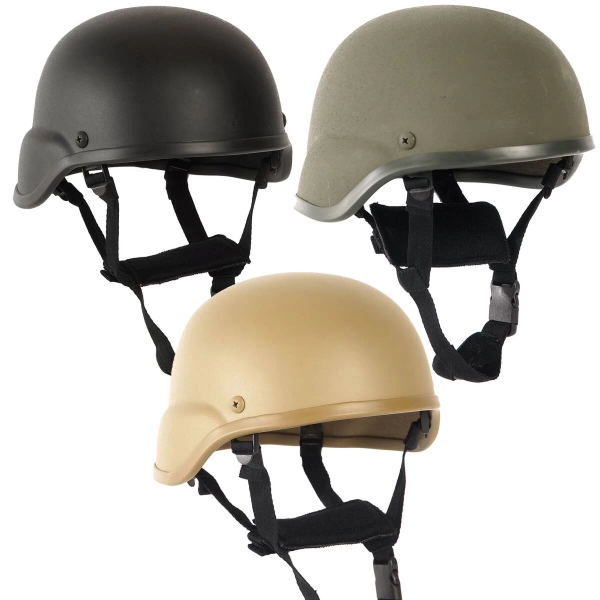 Mil-Tec US Gefechtshelm Mich Fiber Schwarz 2 Mil-Tec US Gefechtshelm Mich Fiber Schwarz – Bild 2