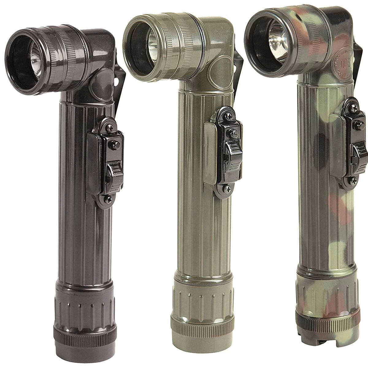 Mil-Tec Winkeltaschenlampe LED Medium Versch. Farben 1 Mil-Tec Winkeltaschenlampe LED Medium Versch. Farben